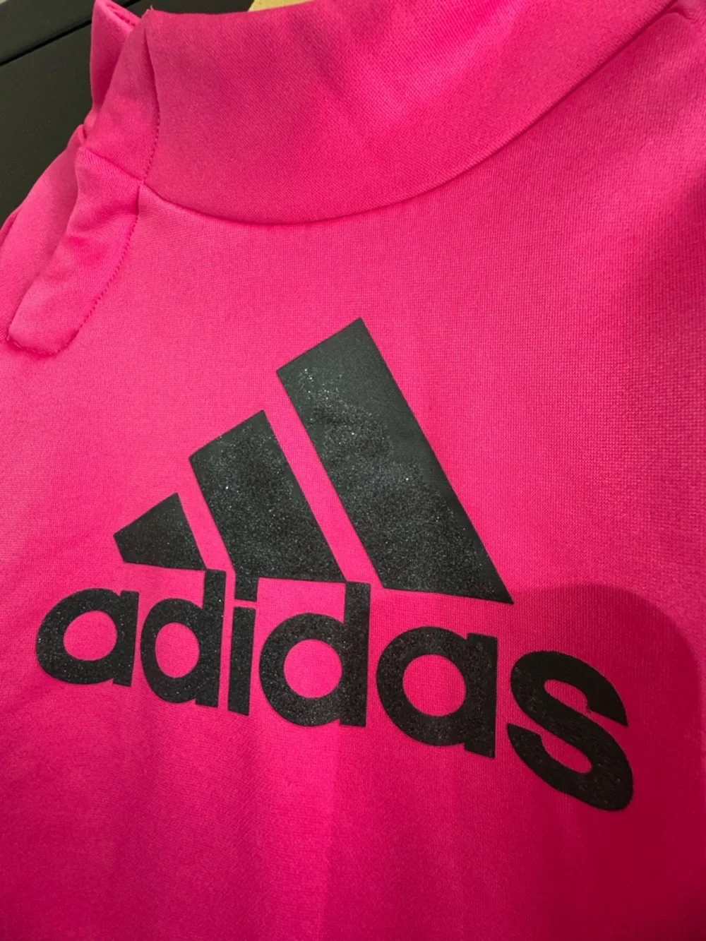 Girls size 6x | Adidas Logo Sweatshirt with Ruffle Hem